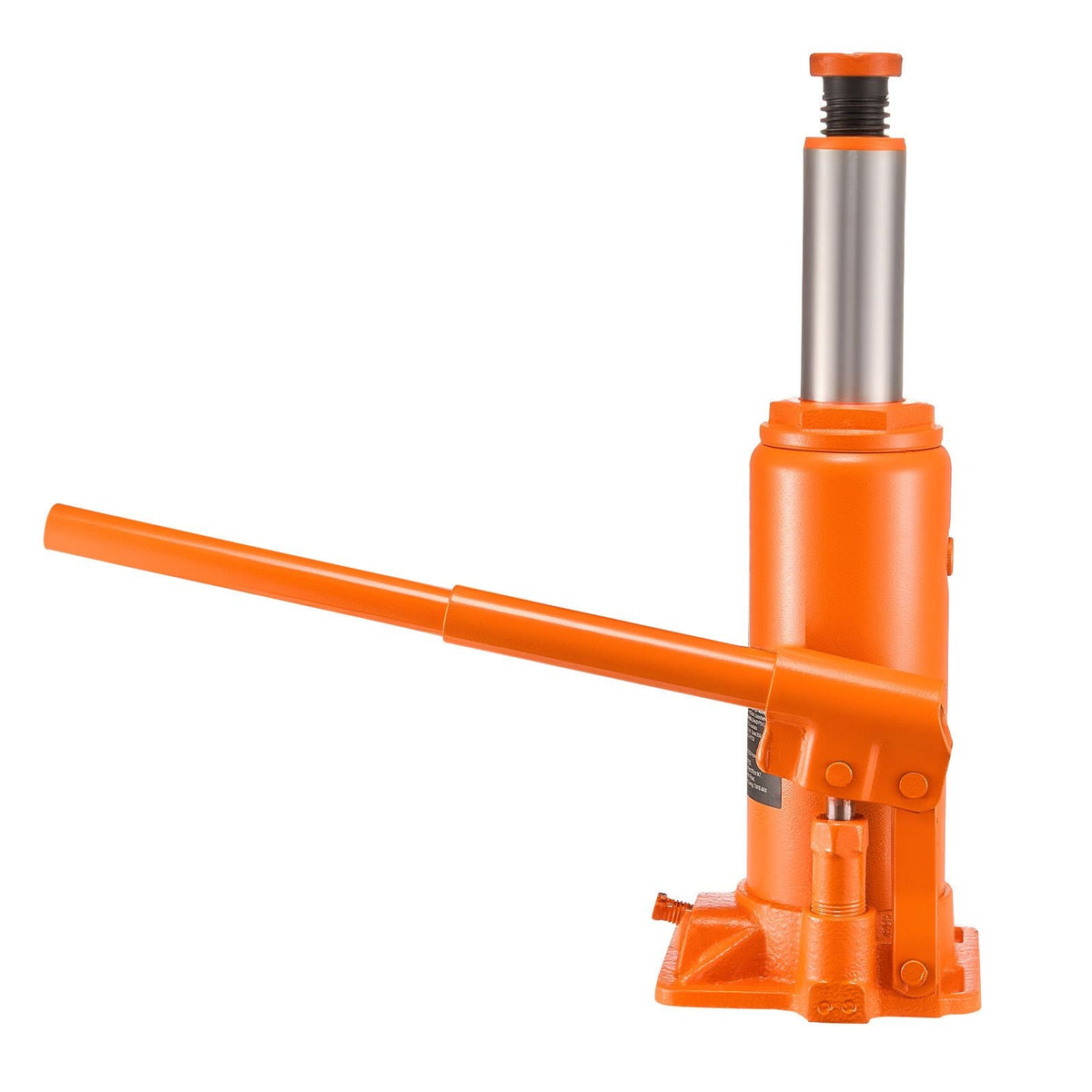Hydraulic Bottle Jack, 10 Ton (22046 lbs) Capacity, 9.3-18.5 Inch Lifting Range, Heavy Duty Welded Bottle Jack for Car, SUV, Pickup, Auto Repair, House Lift and Agricultural Equipment, Orange