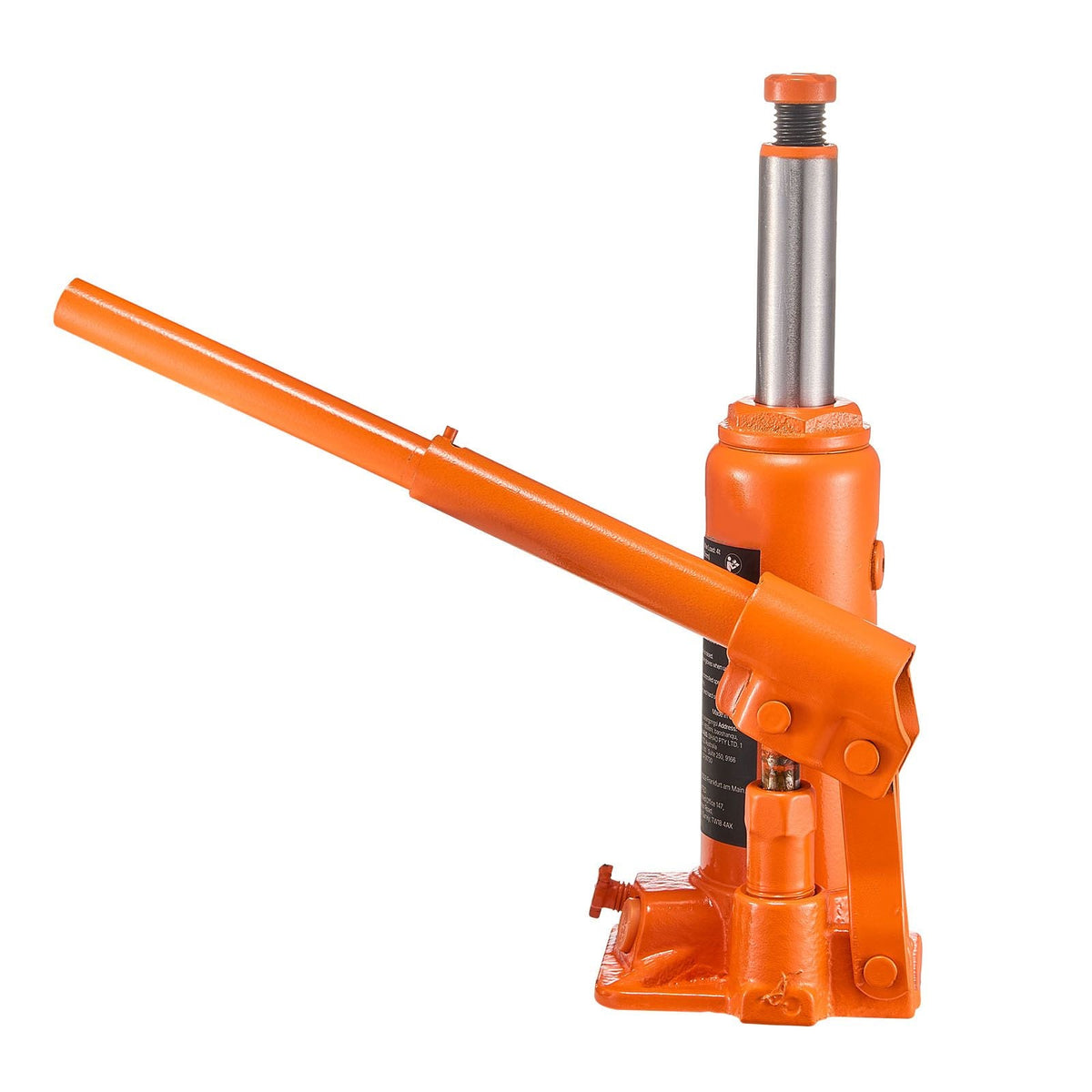 Hydraulic Bottle Jack, 4 Ton (8818.4 lbs) Capacity, 7.3-13.8 Inch Lifting Range, Heavy Duty Welded Bottle Jack for Car, SUV, Pickup, Auto Repair, House Lift and Agricultural Equipment, Orange