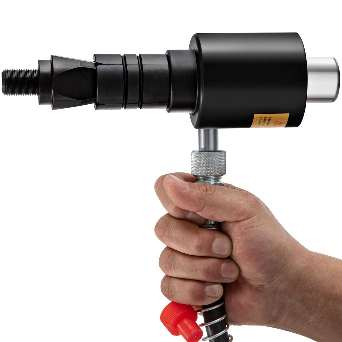 Hydraulic Exhaust Pipe Expander, 1-5/8\" to 4-1/4\" size, 10 T Manual Hydraulic Pipe Stretcher with 4 Dies and 2 Storing Case for Copper, Aluminum Tubes in Car Repairing
