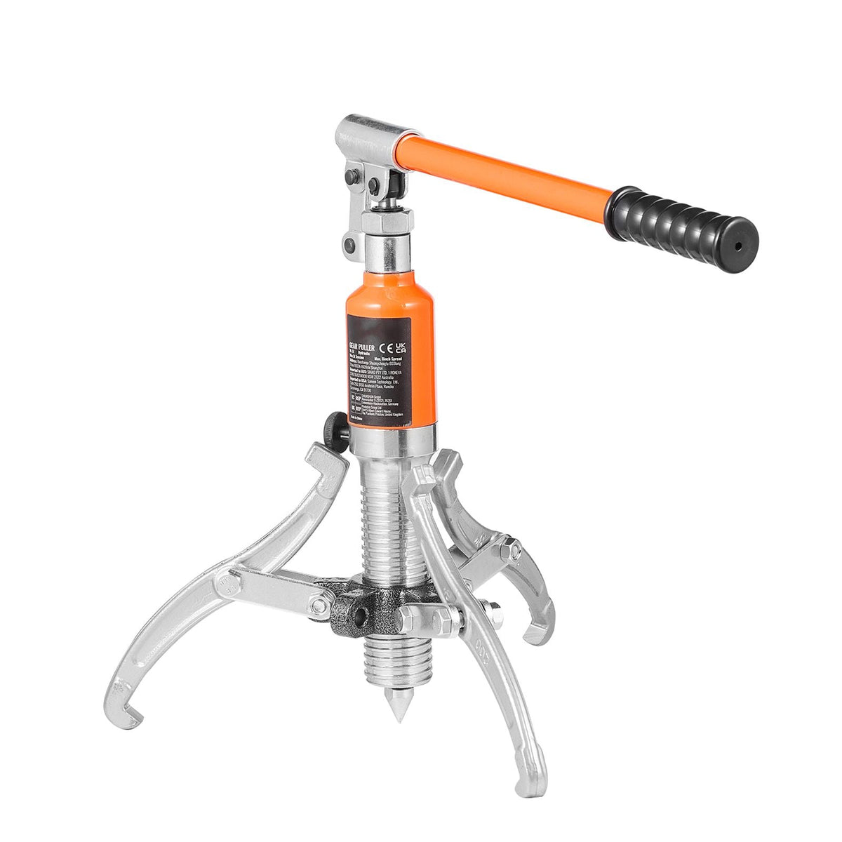 Hydraulic Gear Puller, 5 Ton Max Capacity Wheel Bearing Pulling Separator, 2 or 3 Jaws Puller, Vertically and Horizontally, 8" Jaw Hydraulic Puller with Case for Pulling Hubs