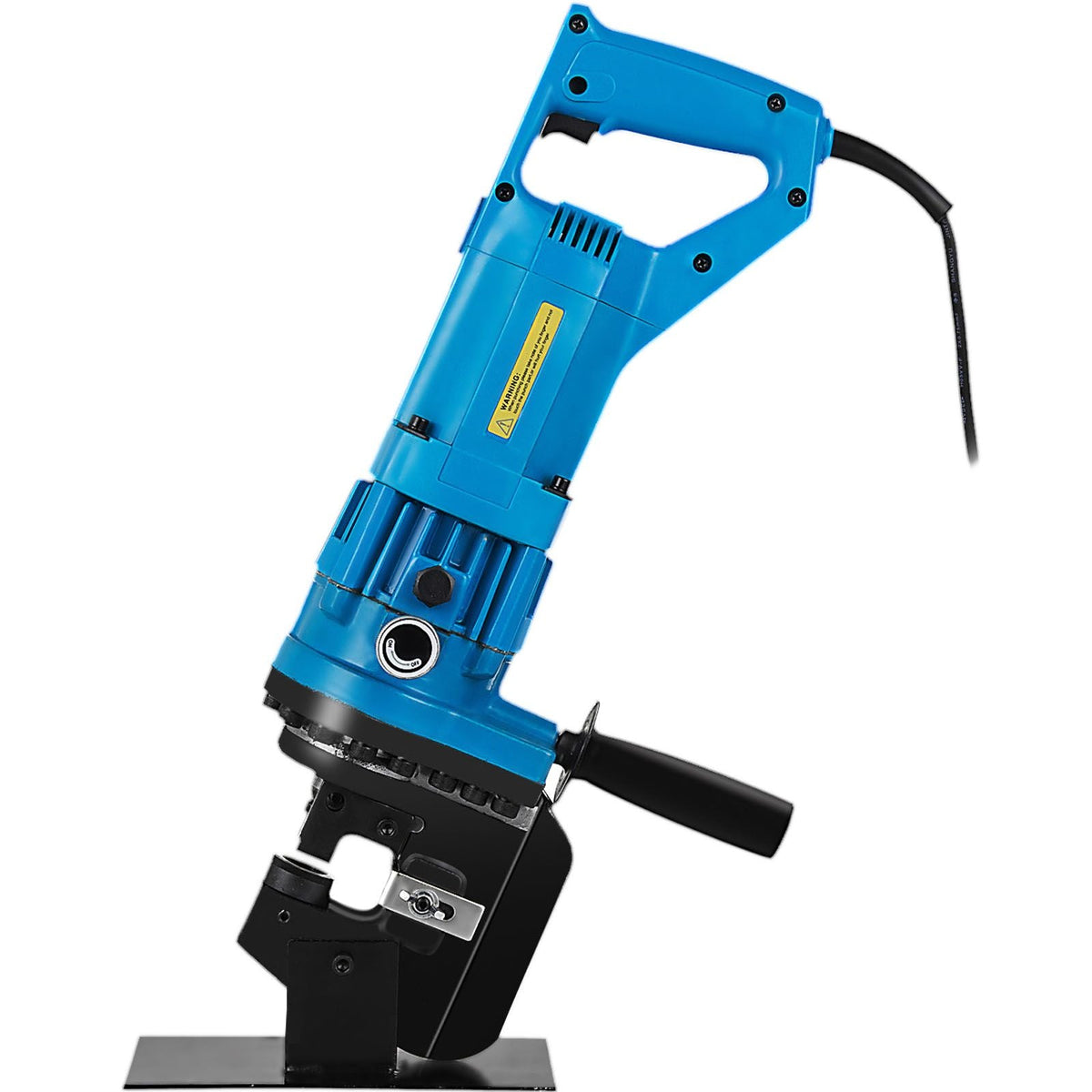 Hydraulic Hole Puncher Cutting Thick 1/4\",Electric Hydraulic Hole Punching Tool with 5-Dies Set,Hydraulic Metal Hole Puncher with Manual Oil Return Switch, Hydraulic Hole Punch Machine 900W
