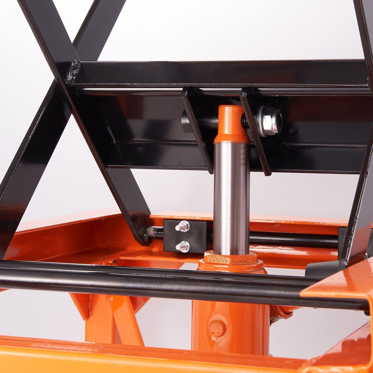Hydraulic Motorcycle Lift Table, 350 LBS Capacity Motorcycle Scissor Jack Lift with Wide Deck, J-hooks, 4 Wheels, Hydraulic Foot-Operated Jack Stand for ATV Dirt Bikes