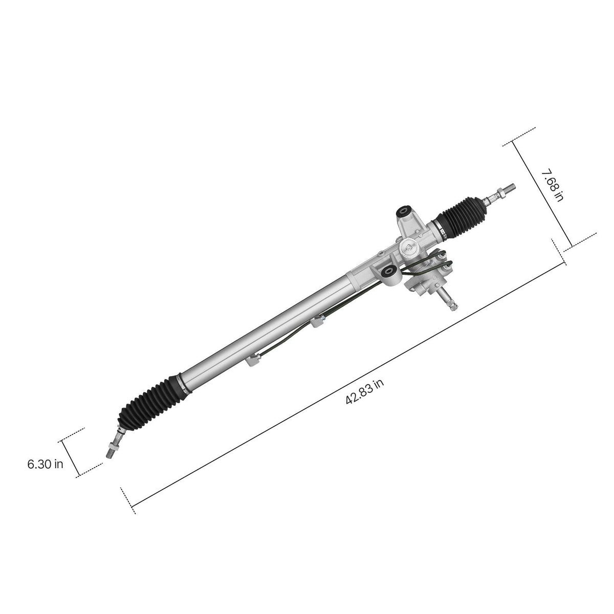 Hydraulic Power Steering Rack and Pinion, Rack and Pinion Assembly with Dust Boot, Compatible with 2003-2007 Honda Accord 2.4L, 2004-2006 Acura TL 3.2L, 2007-2008 Acura TL 3.2L / 3.5L
