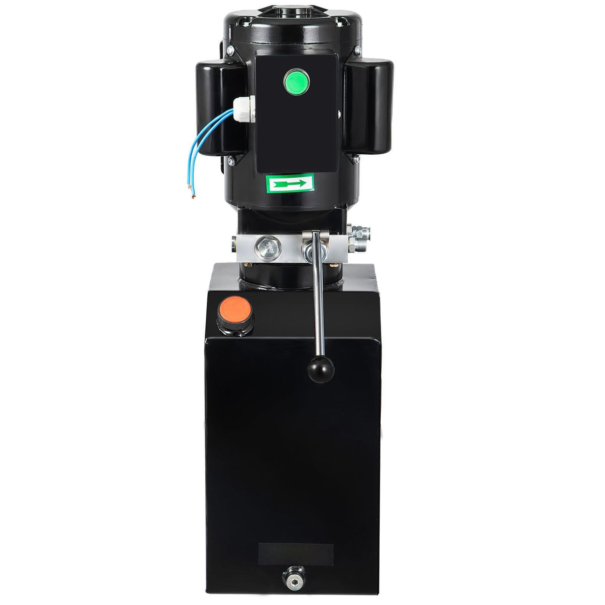 Hydraulic Pump 14 Quart Hydraulic Power Unit 2950 PSI Car Lift Hydraulic Pack Dump Trailer 220V 60Hz 1 PH Auto Repair Shop with Oil Reservoir Tank
