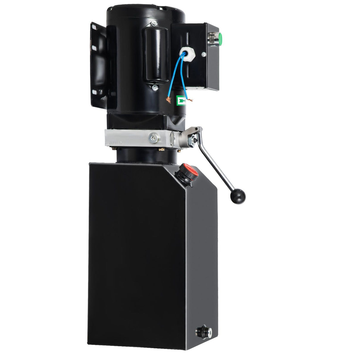 Hydraulic Pump 14 Quart Hydraulic Power Unit 2950 PSI Car Lift Hydraulic Pack Dump Trailer 220V 60Hz 1 PH Auto Repair Shop with Oil Reservoir Tank
