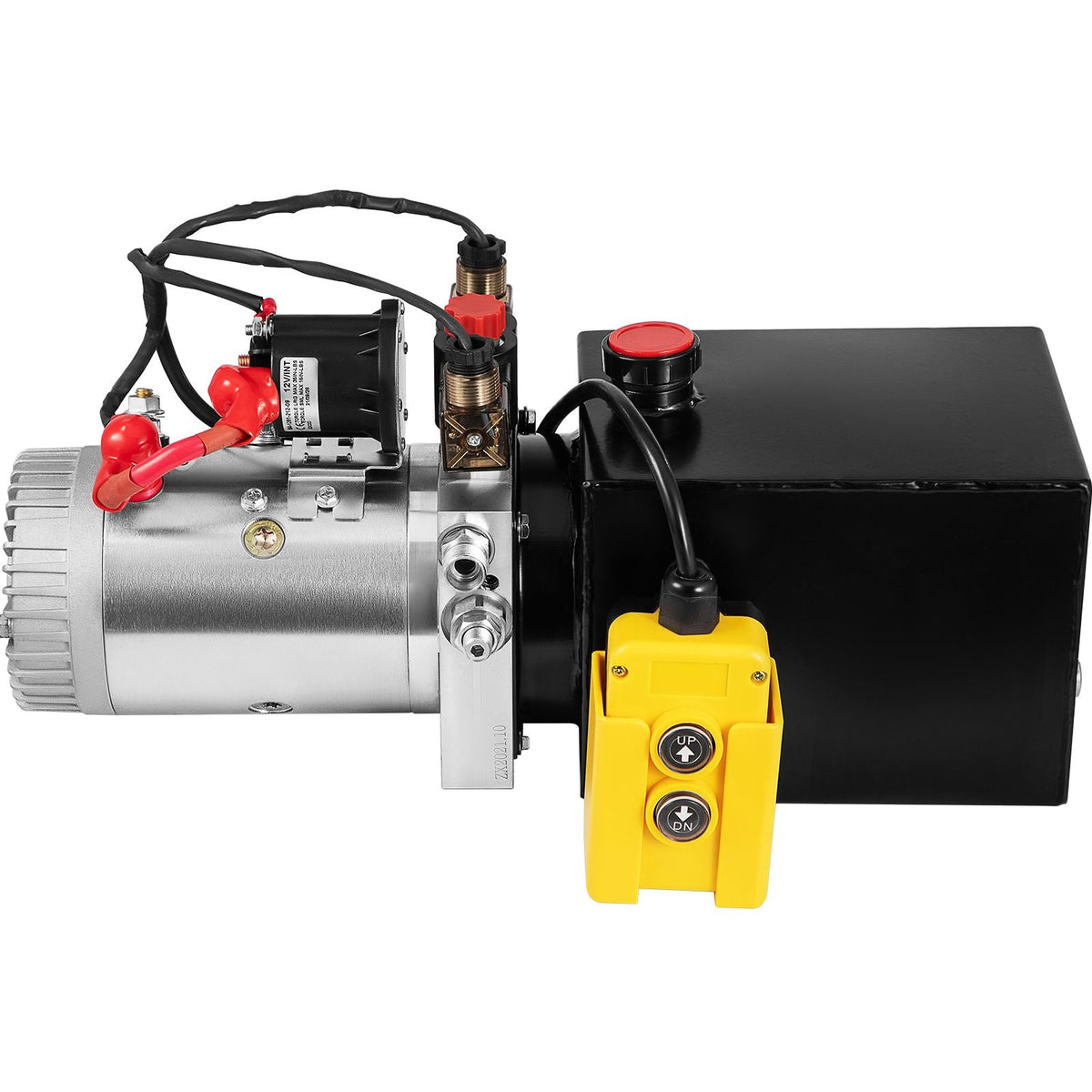 Hydraulic Pump Electric Hydraulic Pump 4 Quart Double Acting Metal Reservoir for Dump Trailer