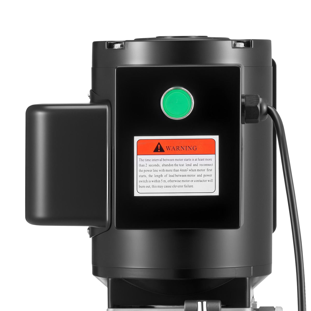 Hydraulic Pump Power Unit, AC 220V, 10 Quart Single Acting Hydraulic Unit, 6.3 L/min Oil Flow, Max Discharge Pressure 22 MPa for Dump Truck, Auto Repair Garage, Car Lifting Platforms, Black