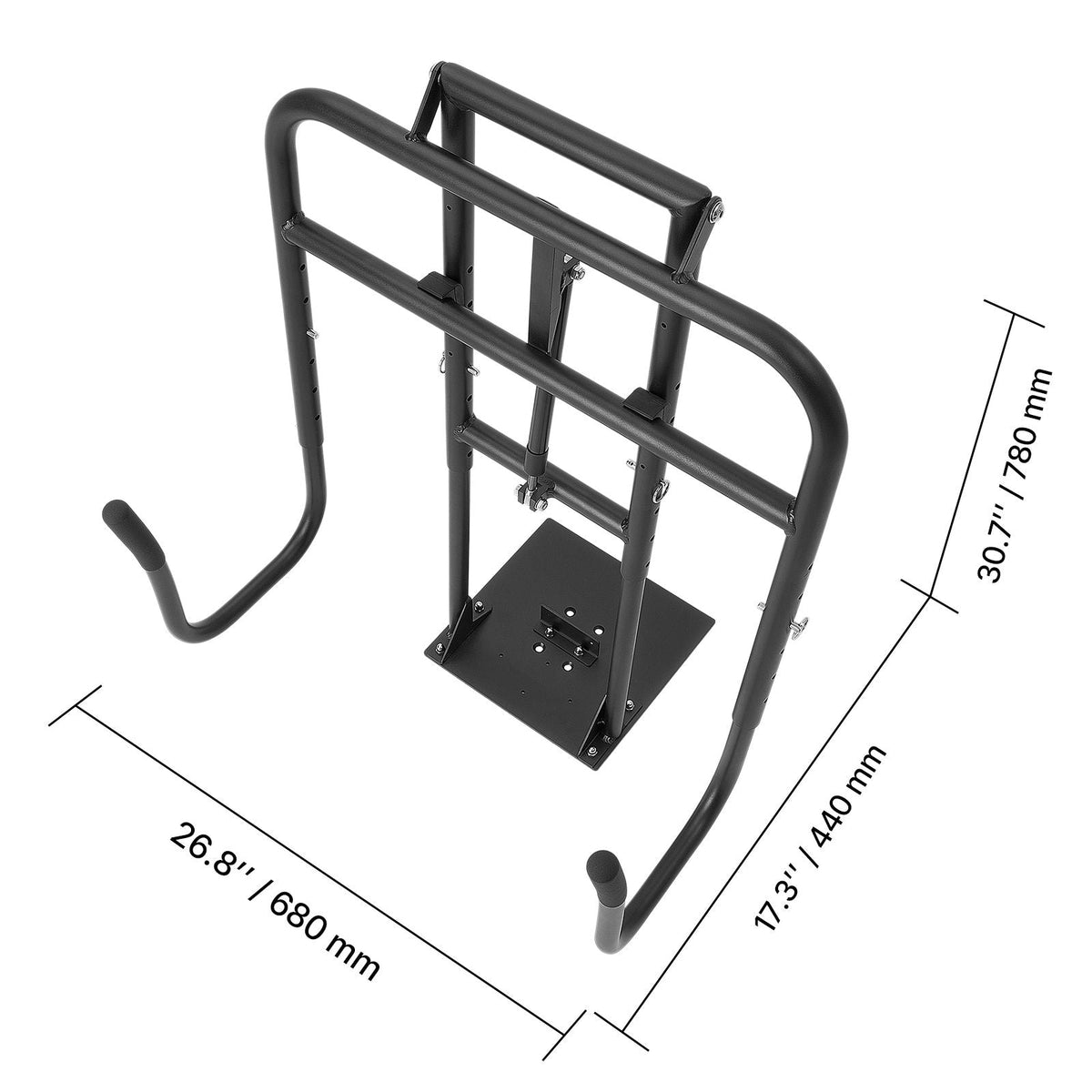 Hydraulic Spa Cover Lift, Hot Tub Cover Lift, Adjustable Height 33.1 to 41.3 in and Width from 53.1 to 92.5 in, Mounted Underneath on One Side, Compatible with Various Sizes of Hot Tubs & Spas