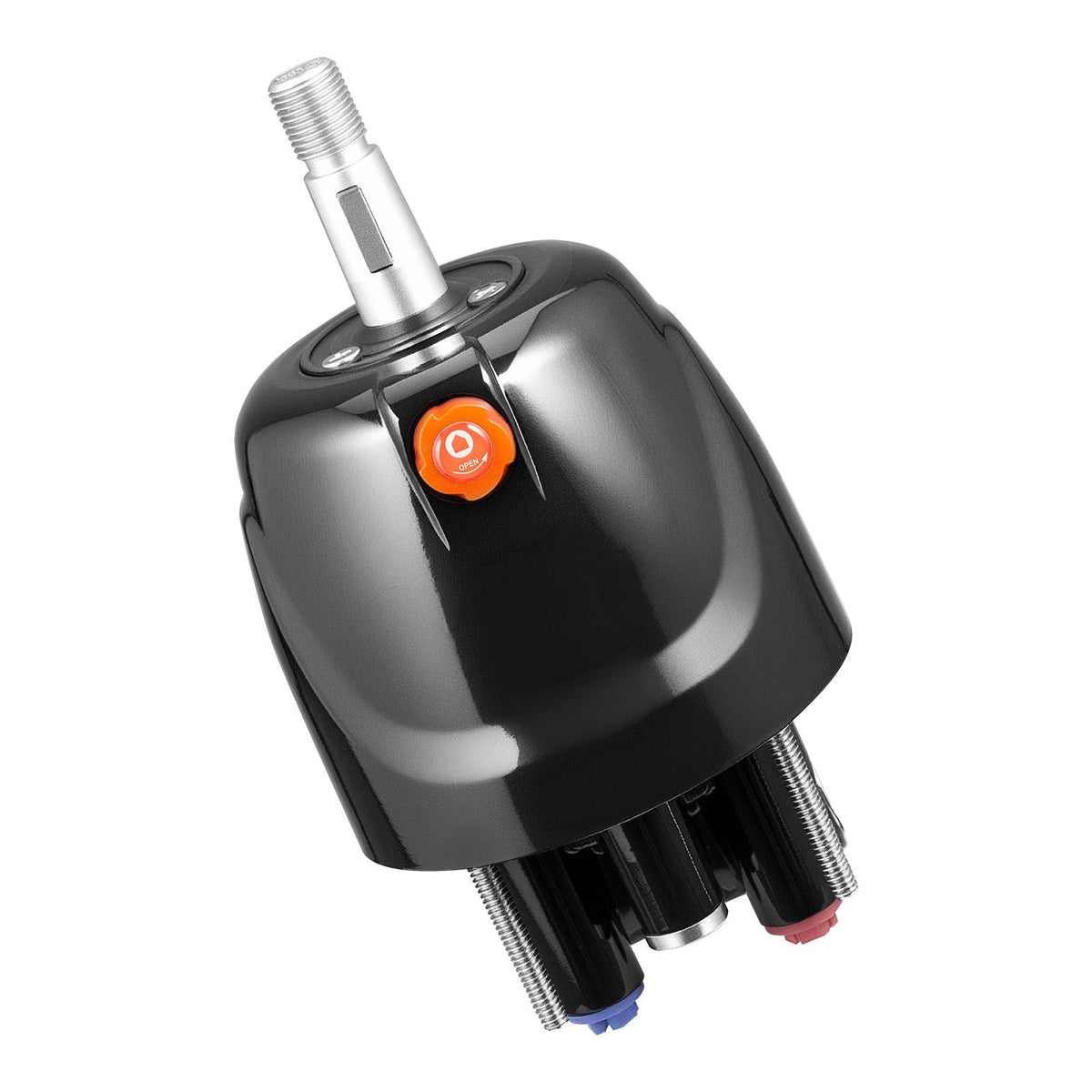 Hydraulic Steering Kit, 300 HP, Marine Boat Hydraulic Steering System, with 6.9 MPa/1000 psi Helm Pump, Two-Way Lock Cylinder, and 26ft High-Strength Hoses, for Single Station, Single-Engine Use