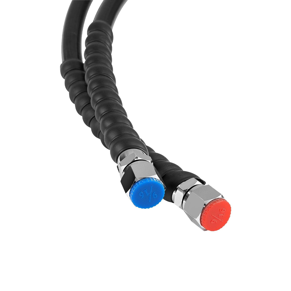 Hydraulic Steering Kit, 300 HP, Marine Boat Hydraulic Steering System, with 6.9 MPa/1000 psi Helm Pump, Two-Way Lock Cylinder, and 26ft High-Strength Hoses, for Single Station, Single-Engine Use