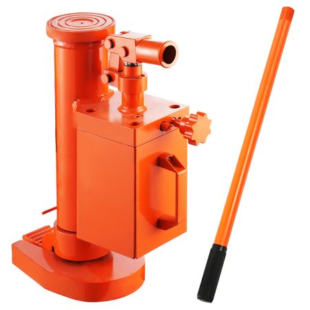 Hydraulic Toe Jack, 5 Ton On Toe Toe Jack Lift, 10 Ton On Top Lift Capacity Machine Jack, 1.0-9.1 in Toe Height, 14.6-22.4 in Top Height, 360° Rotatable Claw Jack for Machinery, Industry