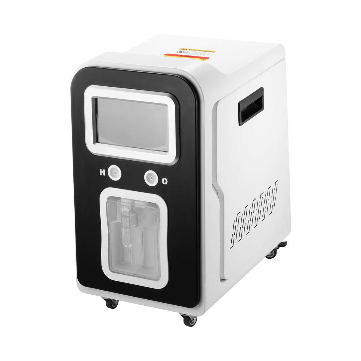 Hydrogen Inhalation Machine, 99.99% High Purity Hydrogen Inhaler, HO-Separated 1800ml/min Dual Port Hydrogen Oxygen Inhaler, Hydrogen-Rich Water Generator with Wheels for Home Travel