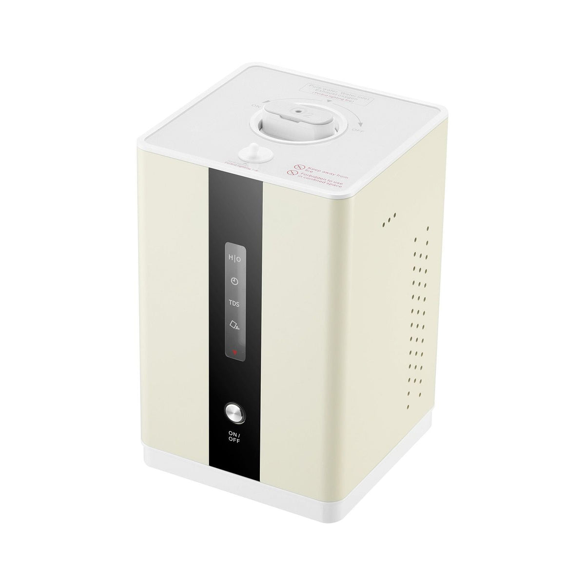 Hydrogen Inhalation Machine, 99.99% High Purity Hydrogen Inhaler, HO-Separated 225ml/min (150 H+75 O) Dual Port Hydrogen Oxygen Inhaler, Hydrogen-Rich Water Generator for Home Travel