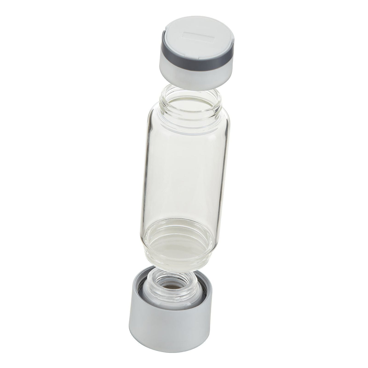 Hydrogen Water Bottle Generator, 380 ml / 13.4 oz Capacity Portable Hydrogen Water Maker, SPE Technology Hydrogen Rich Water Ionizer Machine with Nasal Inhalation Tube and Self-Cleaning
