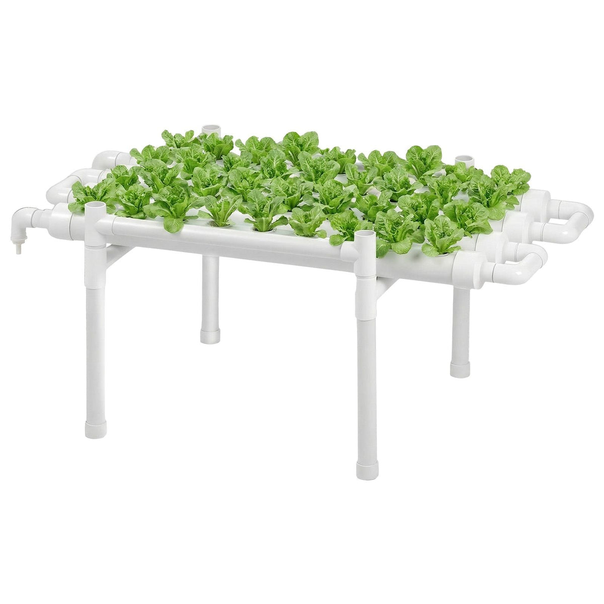 Hydroponics Growing System Kit, 1-Tier 36 Sites UPVC Pipe Hydroponic Grow Kit with Timed Irrigation, Sun & Light Blocking Pipes, Indoor Home Garden Vegetable Planting Grow Kits for Fruit Herb