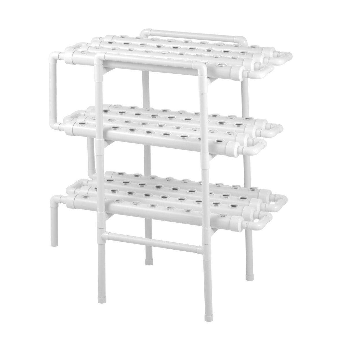 Hydroponics Growing System Kit, 3-Tier 108 Sites UPVC Pipe Hydroponic Grow Kit with Timed Irrigation, Thickened Hydroponic Pipes, Indoor Home Garden Vegetable Planting Grow Kits for Fruit Herb
