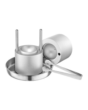 Ice Ball Press, 2.1" Ice Ball Maker, Aviation Aluminum Ice Ball Press Kit for 53mm Ice Sphere, Ice Press with Tong and Drip Tray, for Whiskey, Cocktail, Bourbon, Scot on Party & Holiday