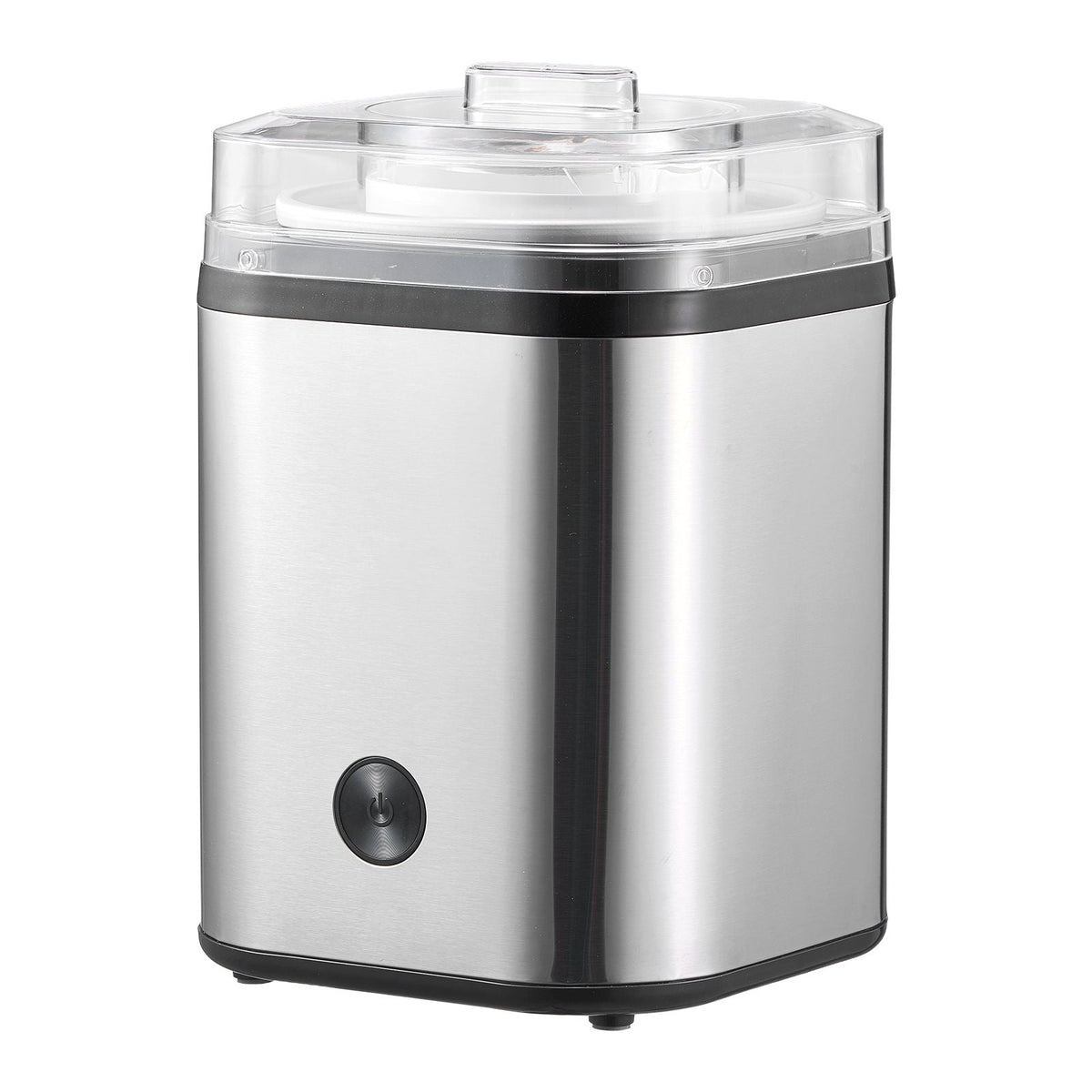 Ice Cream Maker, 2.11 Qt. Large Capacity, Electric Automatic Ice-Cream Machine, with Easy Operation & Cleaning, Stainless Steel Shell, for Homemade Frozen Yogurt, Fruit Sorbet, Gelato, Silver