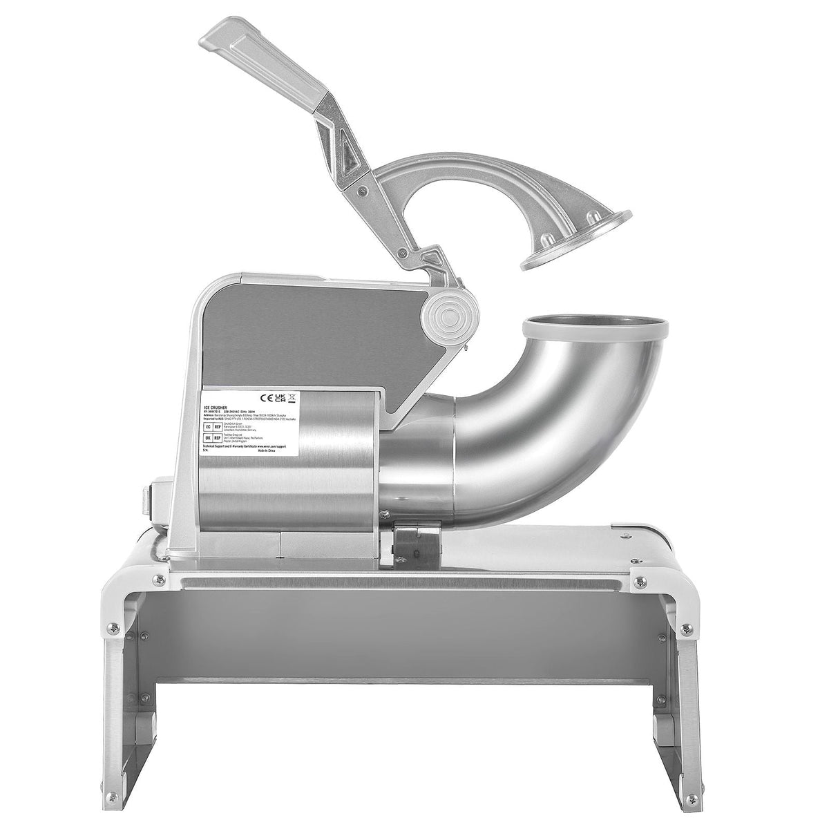 Ice Crushers Machine, 661lbs Per Hour Electric Snow Cone Maker with 4 Blades, Stainless Steel Shaved Ice Machine with Cover, 300W Ice Shaver Machine for Margaritas, Home and Commercial Use