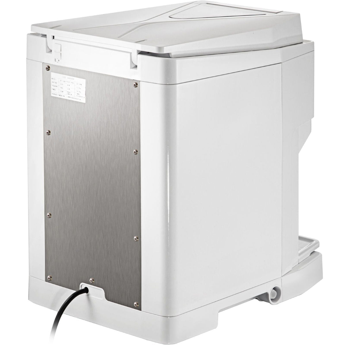 Ice Shaver Machine Electric, Snow Cone Machine Commercial 265 LBS/H, Shaved Ice Machine with Ice Hopper & Lid, 250W Ice Crusher with Drain Pipe Tabletop Shaved Ice Maker with Adjustable Fineness