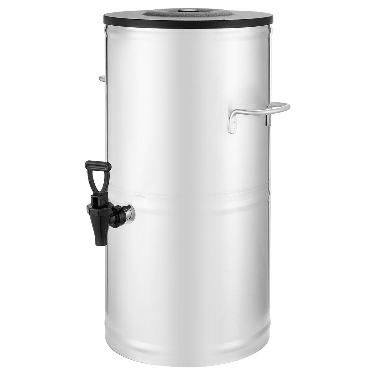 Ice Tea Dispenser, 4 Gal/15L 304 Stainless Steel Beverage Dispenser with Spigot & Handle, Suitable for Hot and Cold Drinks, for Iced Tea Coffee Water in Cafes & Restaurants