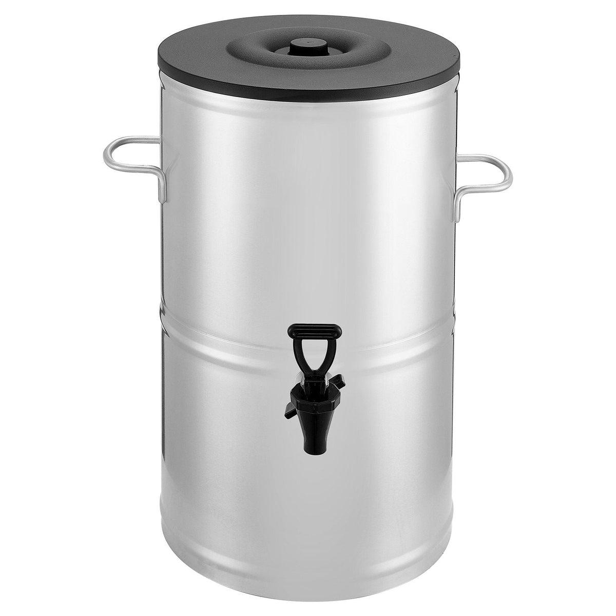 Ice Tea Dispenser, 4 Gal/15L 304 Stainless Steel Beverage Dispenser with Spigot & Handle, Suitable for Hot and Cold Drinks, for Iced Tea Coffee Water in Cafes & Restaurants