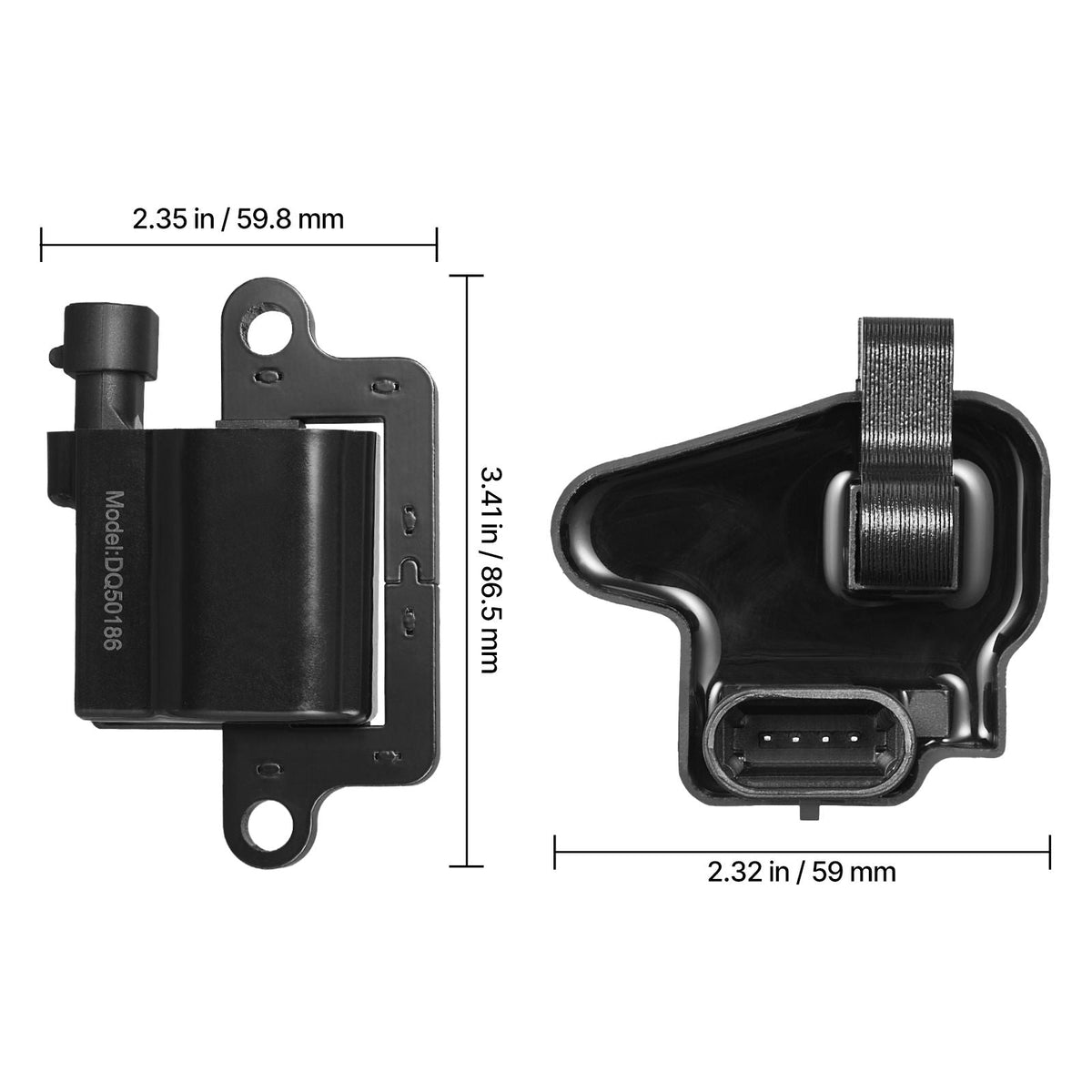 Ignition Coil Pack, Set of 8, Compatible with Chevrolet Silverado GMC Sierra Savana Envoy Cadillac Escalade Hummer H2, for Engines 4.8L/5.3L/6.0L V8, Replacement for UF271 52-1618 5C1083 C1208