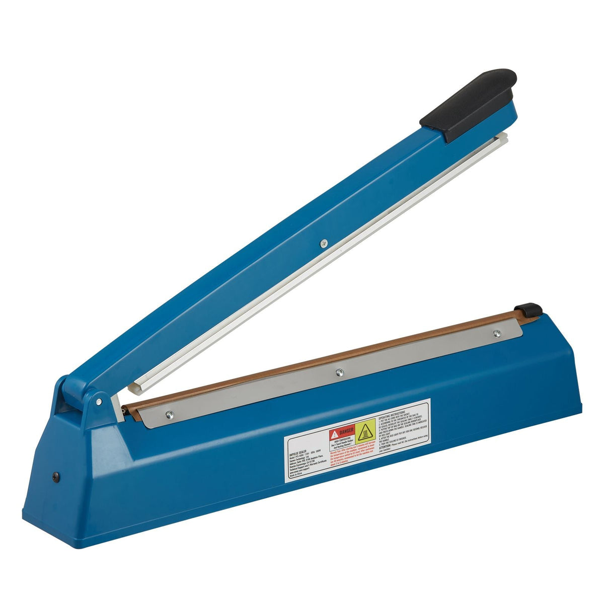 Impulse Sealer 16 inch, Manual Heat Seal Machine with Adjustable Heating Mode, ABS Shrink Wrap Bag Sealers for Plastic Mylar PE PP Bags, Portable Poly Bag Sealing Machine with Extra Replace Kit