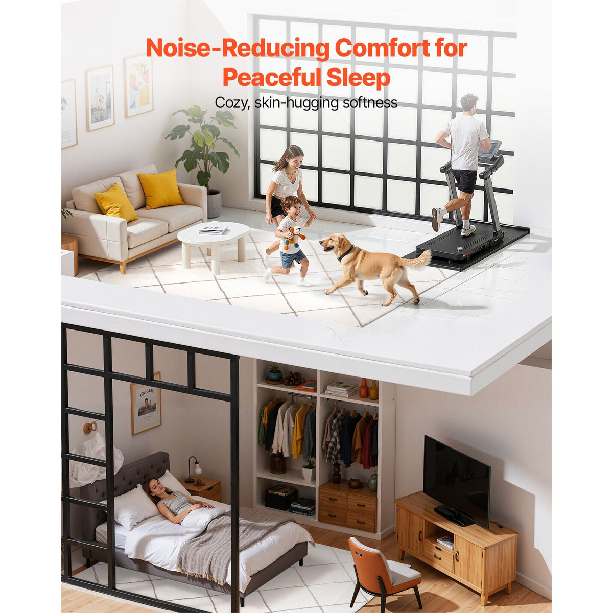 Indoor Plush Area Rugs, 8 x 10 ft Plush Carpet, Area Rugs Furry with Long Plushs Pile, Thick & Durable High-Pile Rug for High-Traffic Areas, Bedroom, Non-Shedding & Non-Slip Backing, Beige