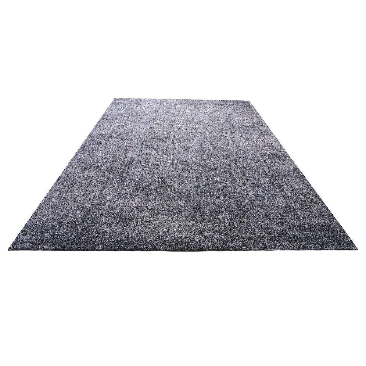 Indoor Plush Area Rugs, 9 x 12 ft Plush Carpet, Area Rugs Furry with Long Plushs Pile, Thick & Durable High-Pile Rug for High-Traffic Areas, Non-Shedding & Non-Slip Backing, Blue-Gray