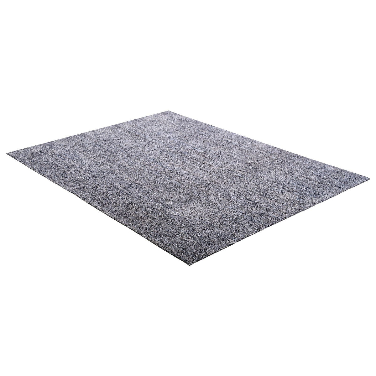 Indoor Plush Area Rugs, 9 x 12 ft Plush Carpet, Area Rugs Furry with Long Plushs Pile, Thick & Durable High-Pile Rug for High-Traffic Areas, Non-Shedding & Non-Slip Backing, Blue-Gray