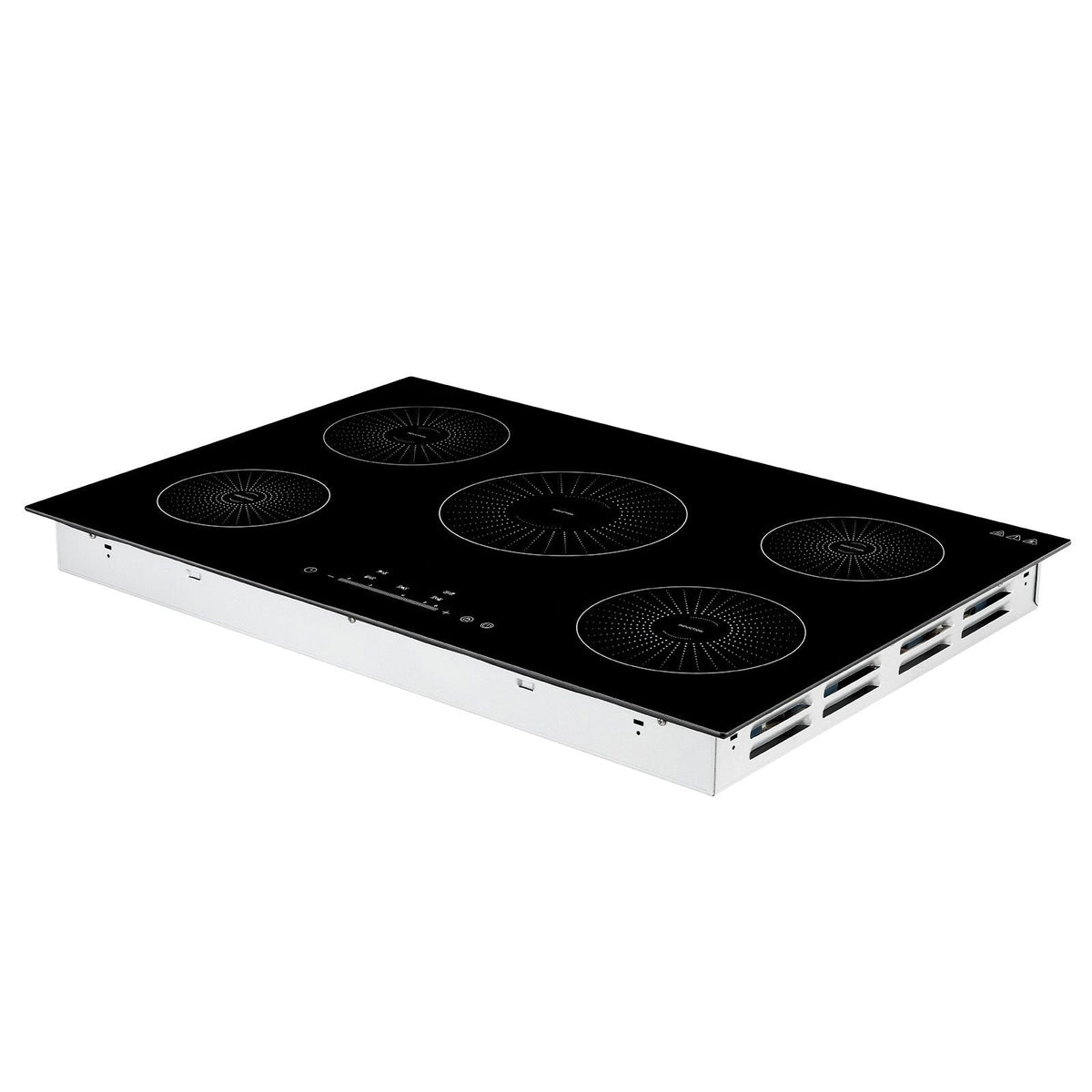 Induction Cooktop 30inch 5 Burners Built-in Electric Stove 220V 9200W, Induction Burner for Kitchen, with 9 Power Levels, LED Touch Screen, Ceramic Glass Surface, Child Lock