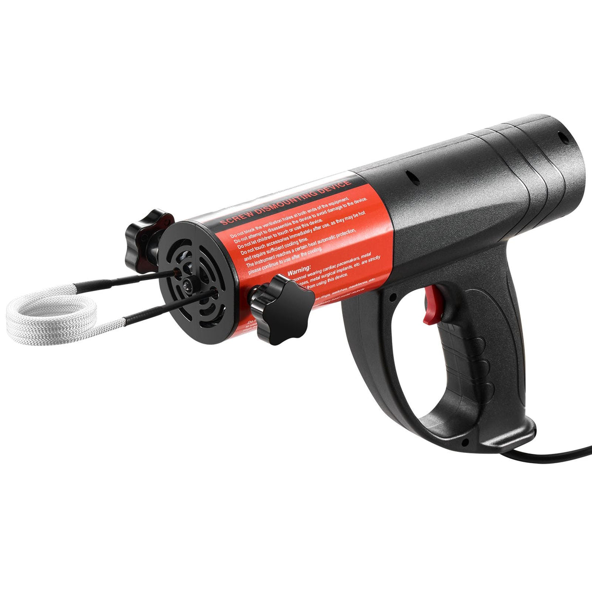 Induction Heater Bolt Removal, 1500W 110V Magnetic Induction Heater Kit, Handheld Nut Buster Tool, Mini Heating Machine for Rusty Screw Removing, Car Garage Repairing Tools with 8 Coil and Box