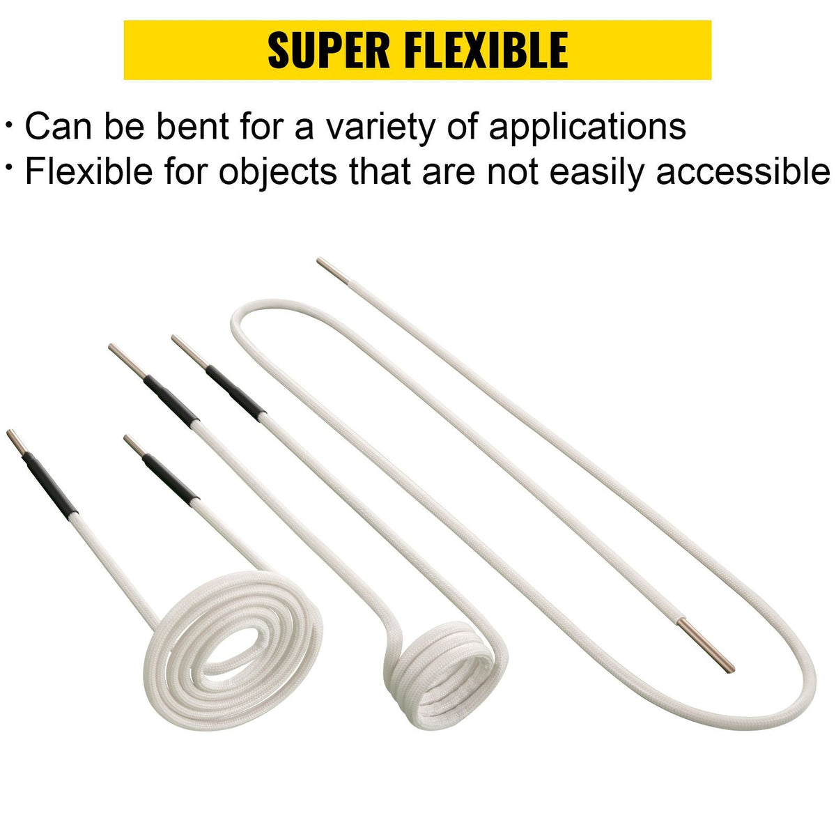 Induction Heater Coil Kit 8PCS Most Used Induction Heater Coils with Varying Lengths, Heat Resistant Induction Heater Tool with Flexibility and Long Lifespan For Removing Rusty Bolts and Nuts