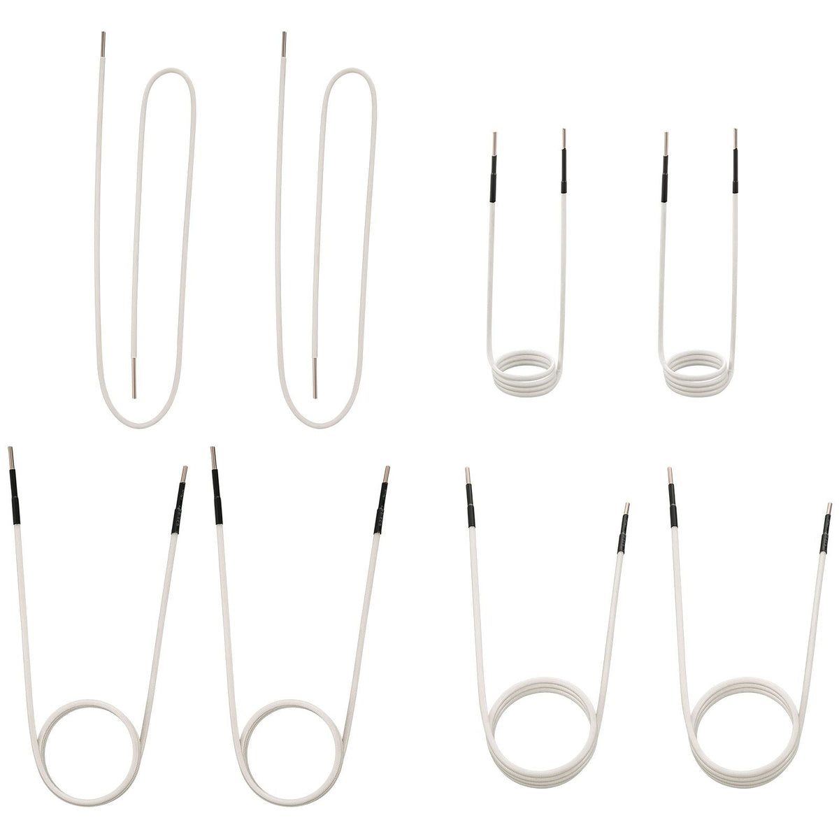 Induction Heater Inductor Coil Kits, Magnetic Mini Induction Heater Kit, Flameless Heat Accessories 8pcs, Heat Resistant Induction Heater Tool with Flexibility For Removing Rusty Bolts and Nuts