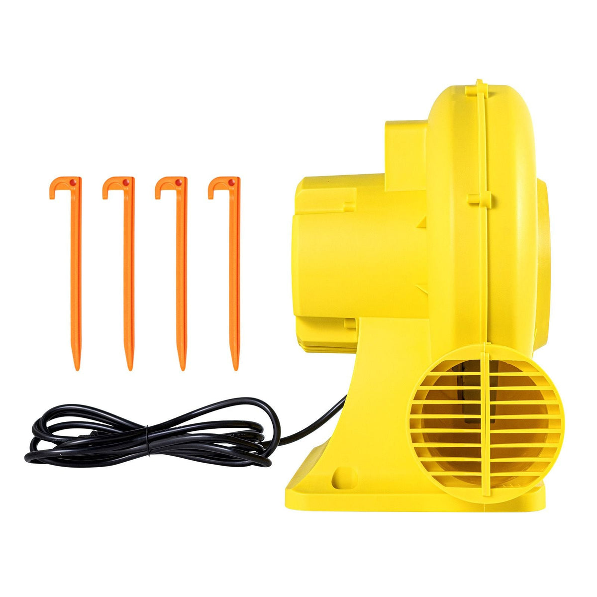 Inflatable Blower, 380W&450W, 0.5 & 0.6 HP Bounce House Blower, Pump Commercial Air Blower for Inflatables, Bouncy Castle Electric Air Blower Fan Perfect for Bounce House, Waterslides, Yellow
