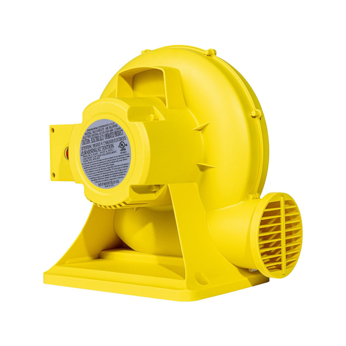 Inflatable Blower, 380W&450W, 0.5 & 0.6 HP Bounce House Blower, Pump Commercial Air Blower for Inflatables, Bouncy Castle Electric Air Blower Fan Perfect for Bounce House, Waterslides, Yellow