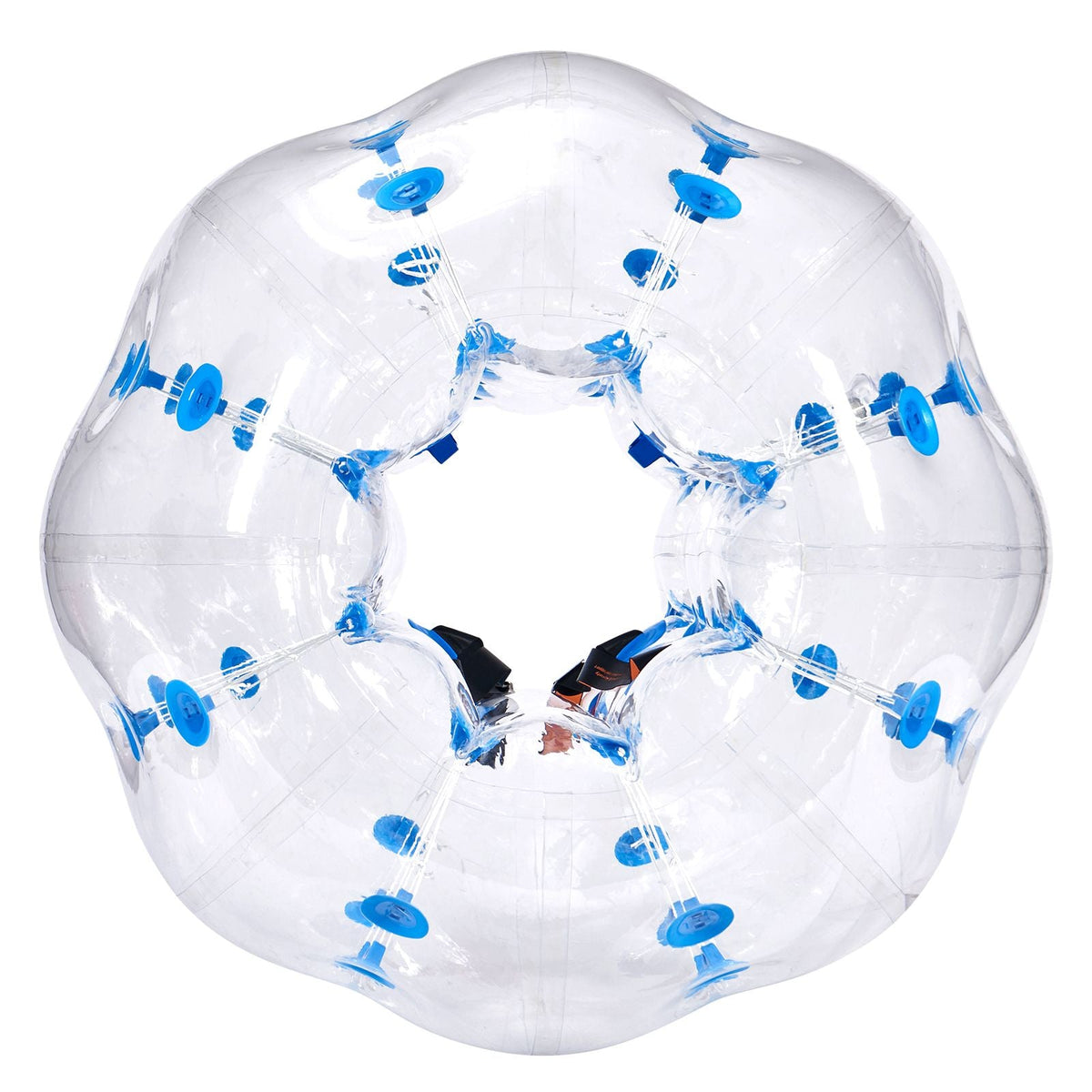 Inflatable Bumper Ball 1-Pack, 4FT/1.2M Body Sumo Zorb Balls for Teen & Adult, 0.8mm Thick PVC Human Hamster Bubble Balls for Outdoor Team Gaming Play, Bumper Bopper Toys for Garden, Yard, Park