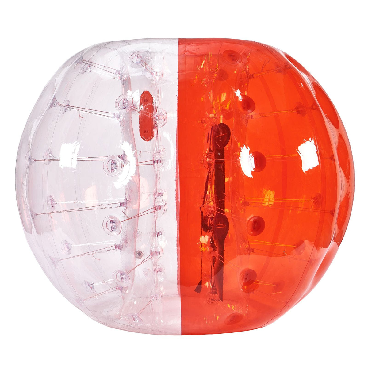 Inflatable Bumper Ball 1-Pack, 5FT/1.5M Body Sumo Zorb Balls for Teen & Adult, 0.8mm Thick PVC Human Hamster Bubble Balls for Outdoor Team Gaming Play, Bumper Bopper Toys for Garden, Yard, Park