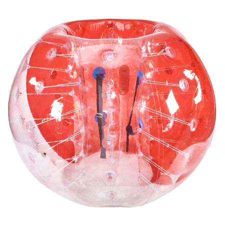 Inflatable Bumper Ball 1-Pack, 5FT/1.5M Body Sumo Zorb Balls for Teen & Adult, 0.8mm Thick PVC Human Hamster Bubble Balls for Outdoor Team Gaming Play, Bumper Bopper Toys for Garden, Yard, Park