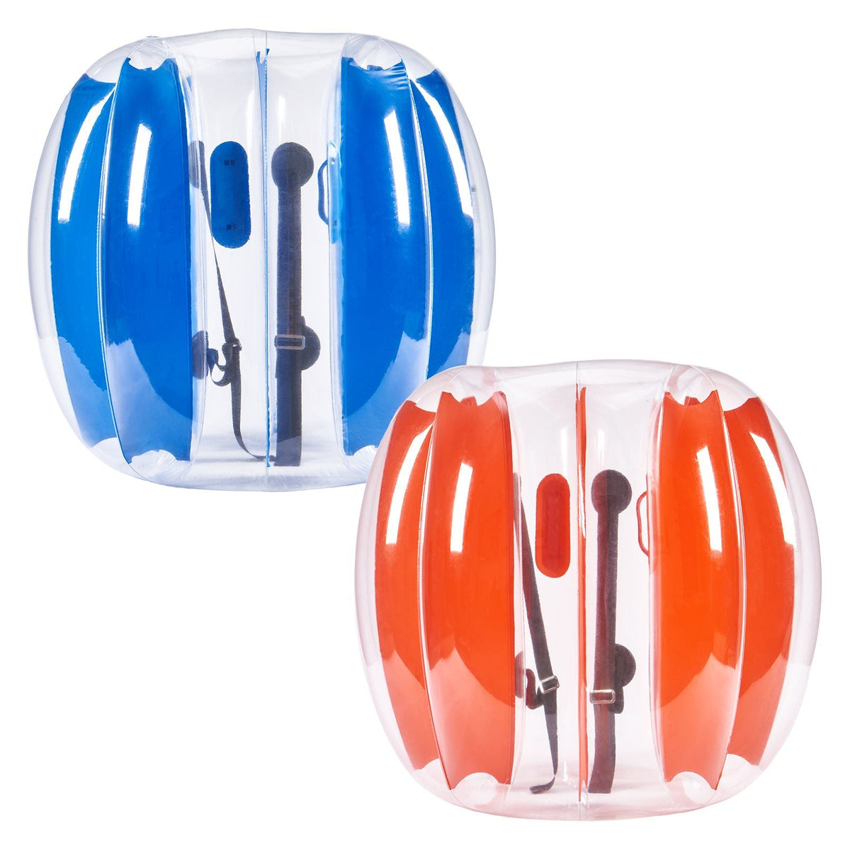 Inflatable Bumper Balls 2-Pack, 3FT/0.9M Body Sumo Zorb Balls for Kids & Teens, Durable PVC Human Hamster Bubble Balls for Outdoor Team Gaming Play, Bumper Bopper Toys for Playground, Yard, Par