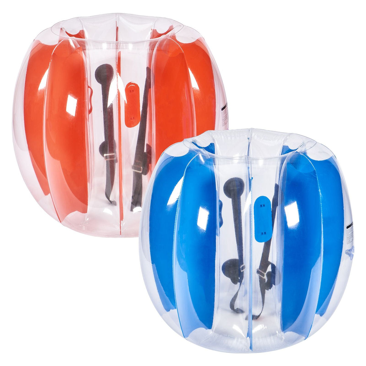 Inflatable Bumper Balls 2-Pack, 3FT/0.9M Body Sumo Zorb Balls for Kids & Teens, Durable PVC Human Hamster Bubble Balls for Outdoor Team Gaming Play, Bumper Bopper Toys for Playground, Yard, Par