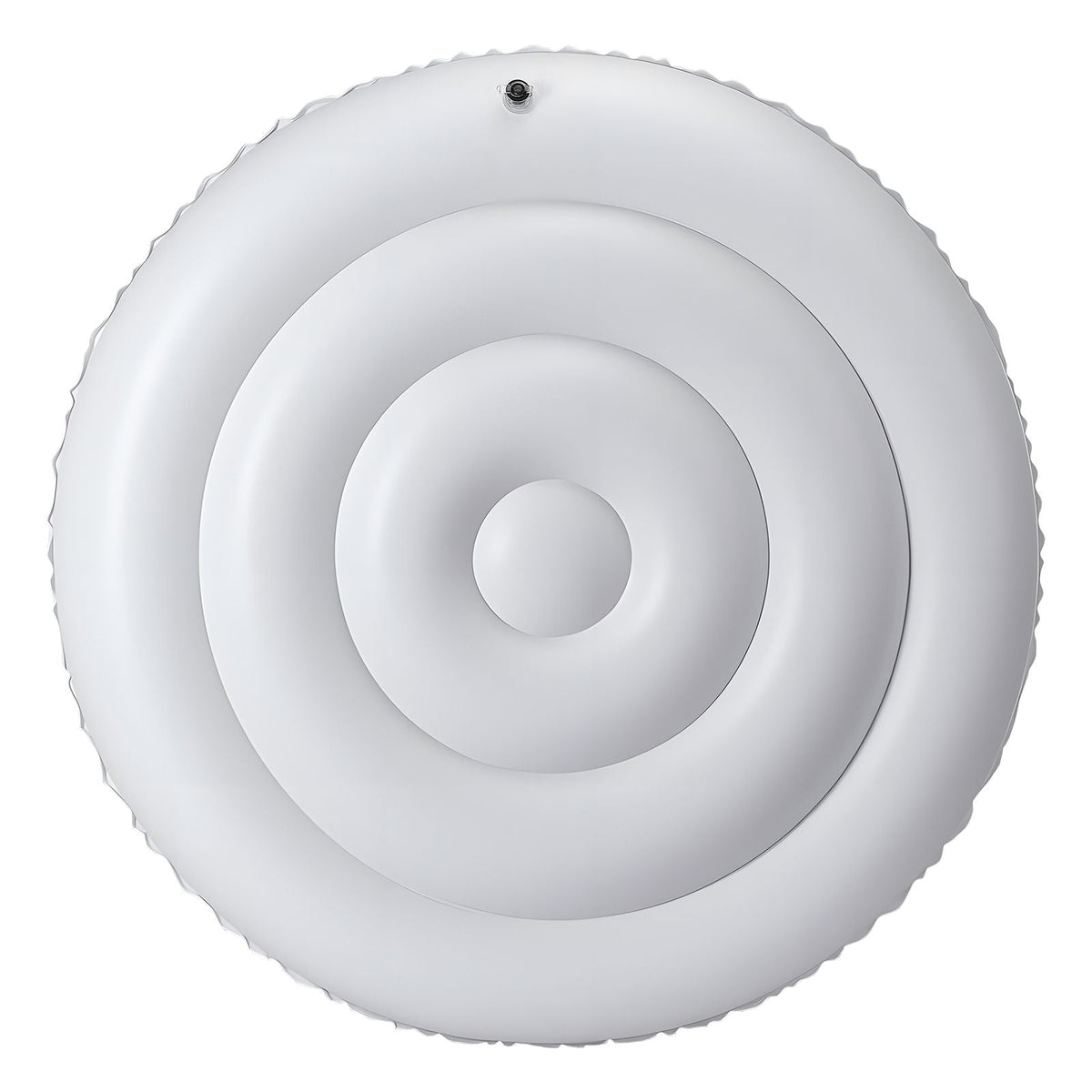 Inflatable Hot Tub Cover, 4.5 Ft Round Hot Tub Cover Protector, Insulated Spa Covers for Inflatable Hottub, Weatherproof and Waterproof Energy Saving Lid for Outdoor Use, White
