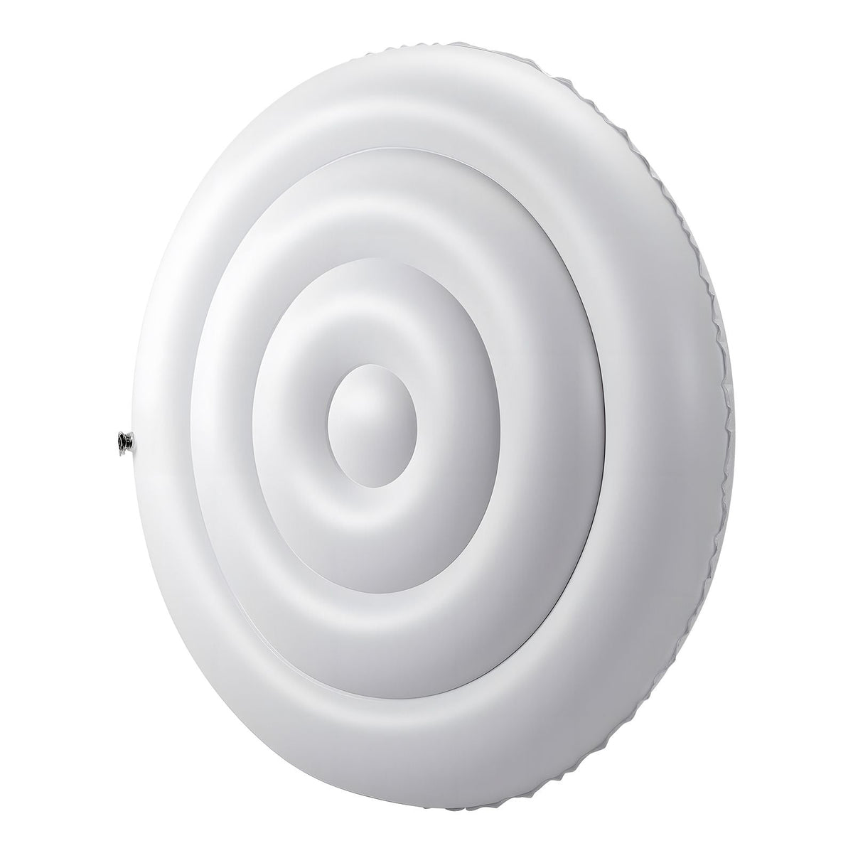 Inflatable Hot Tub Cover, 4.5 Ft Round Hot Tub Cover Protector, Insulated Spa Covers for Inflatable Hottub, Weatherproof and Waterproof Energy Saving Lid for Outdoor Use, White