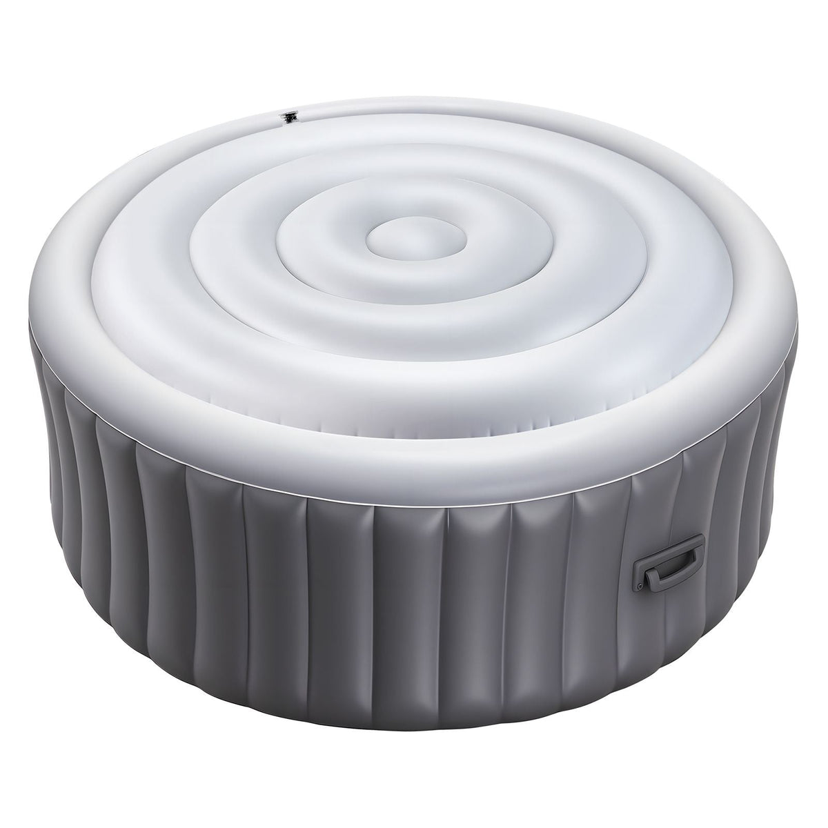 Inflatable Hot Tub Cover, 4.5 Ft Round Hot Tub Cover Protector, Insulated Spa Covers for Inflatable Hottub, Weatherproof and Waterproof Energy Saving Lid for Outdoor Use, White