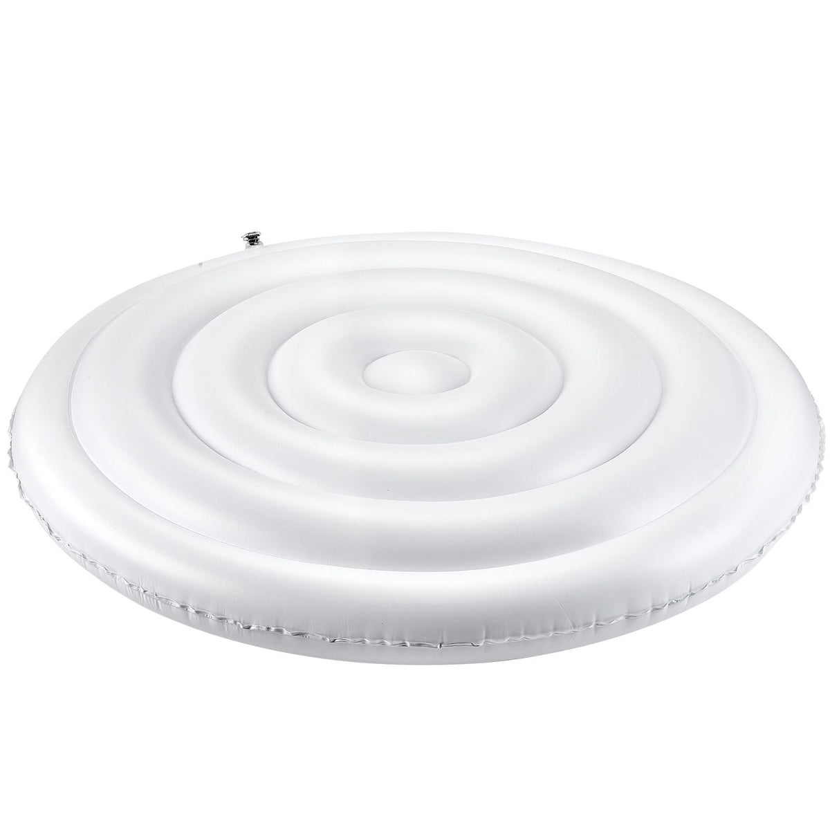 Inflatable Hot Tub Cover, 5.4 Ft Round Hot Tub Cover Protector, Insulated Spa Covers for Inflatable Hottub, Weatherproof and Waterproof Energy Saving Lid for Outdoor Use, White