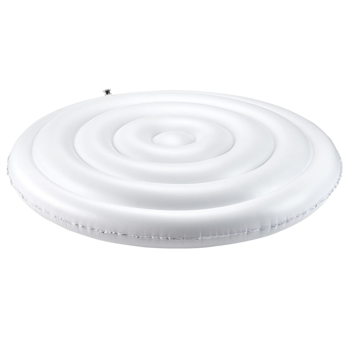 Inflatable Hot Tub Cover, 5.4 Ft Round Hot Tub Cover Protector, Insulated Spa Covers for Inflatable Hottub, Weatherproof and Waterproof Energy Saving Lid for Outdoor Use, White