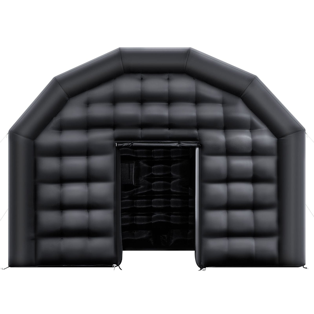 Inflatable Nightclub, 16.4 x 13.1 x 12.5 ft Inflatable Party Tent with 680W Blower & Sandbag, Ventilated Blow up Night Club with 2 Windows, Air Cube House for Event Birthday Wedding Party