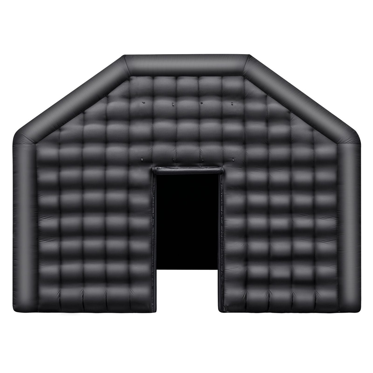 Inflatable Nightclub, 19.7 x 16.4 x 12 Ft, Blow up Party Tent with Disco Lights & 680W Blower, Large Inflatable Night Club Tent for Adults, Inflatable House Air Cube for Wedding Birthday Black