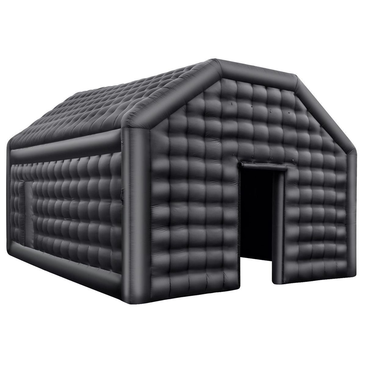 Inflatable Nightclub, 19.7 x 16.4 x 12 Ft, Blow up Party Tent with Disco Lights & 680W Blower, Large Inflatable Night Club Tent for Adults, Inflatable House Air Cube for Wedding Birthday Black